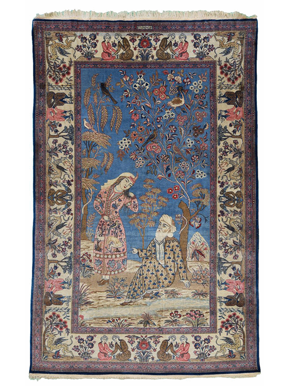 Antique Kashan - Saffars Fine Rugs